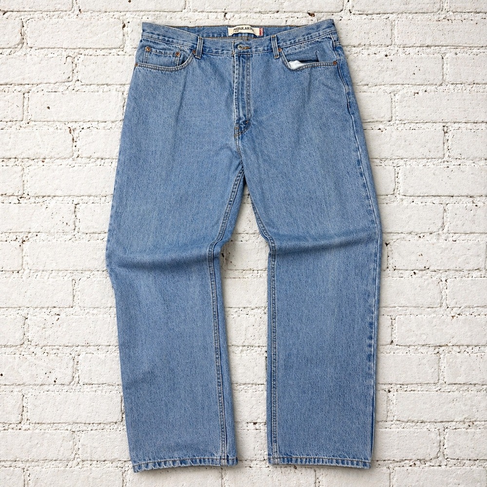 Vintage Levis 505 Jeans Mens 40x32 Regular Fit Straight Leg Y2k 2005